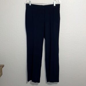Kim Rogers Women’s Navy Blue Stretchy Waist Career Pants Size 8